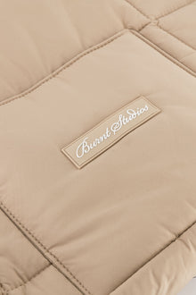 Quilted Tote Bag - Cashew