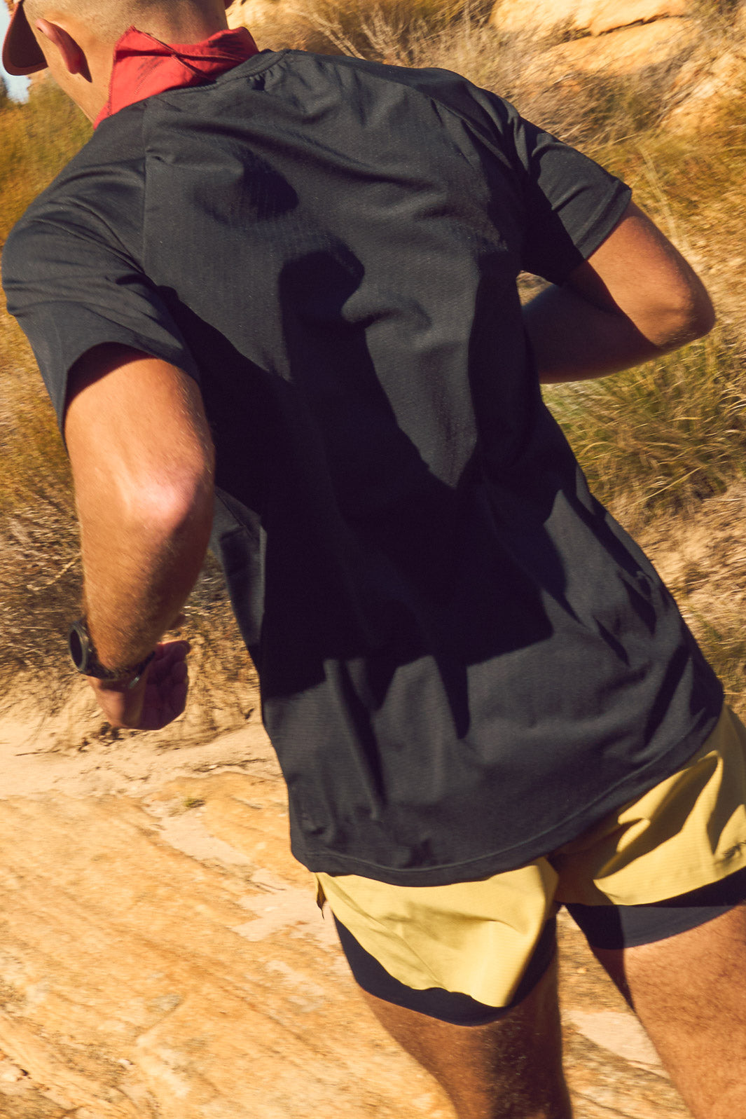 Men's Peak Active Tee - Black