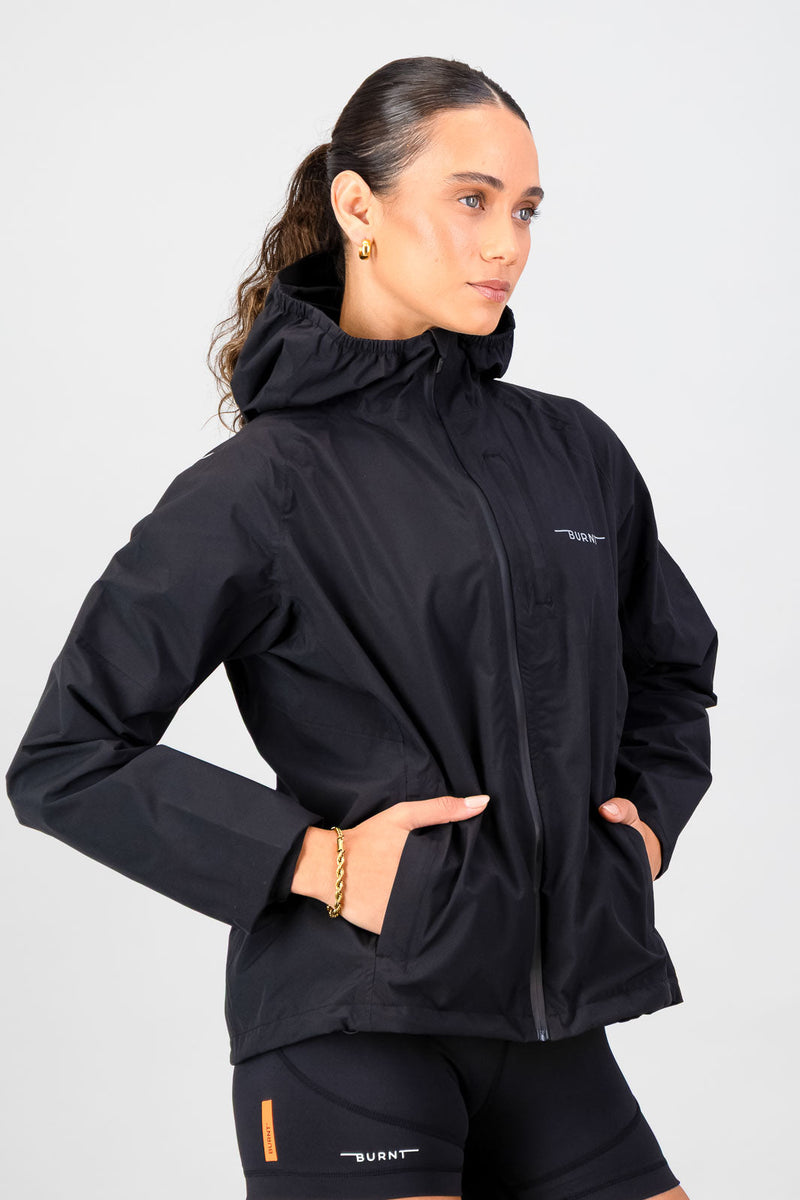 Essential Women's Waterproof Jacket - Black