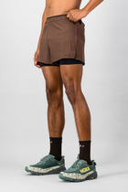 Venture Men's 2-in-1 Run Short - Dust