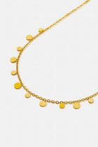 Tiny Charm Necklace - Round